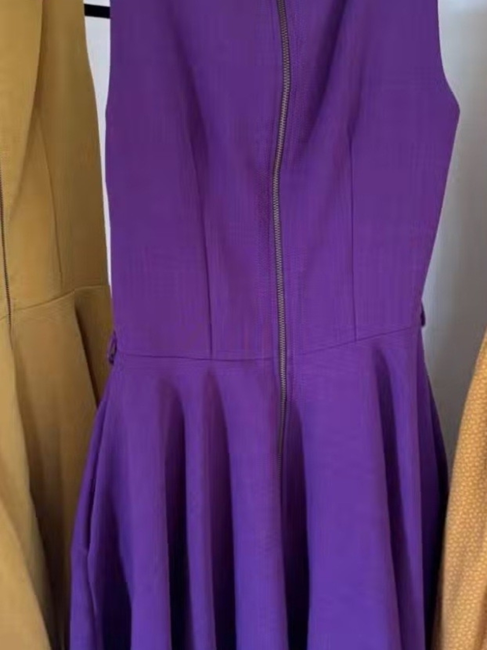 Closet Purple Fit-and-Flare Dress